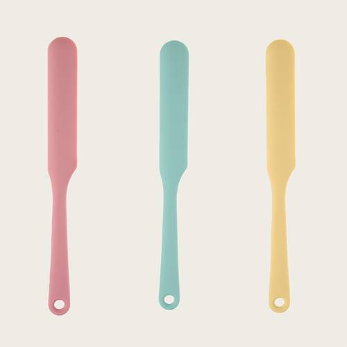 3pcs silicone spatulas non stick grade material high temperature resistant multipurpose for cream macarons cake bread jam multiple color options