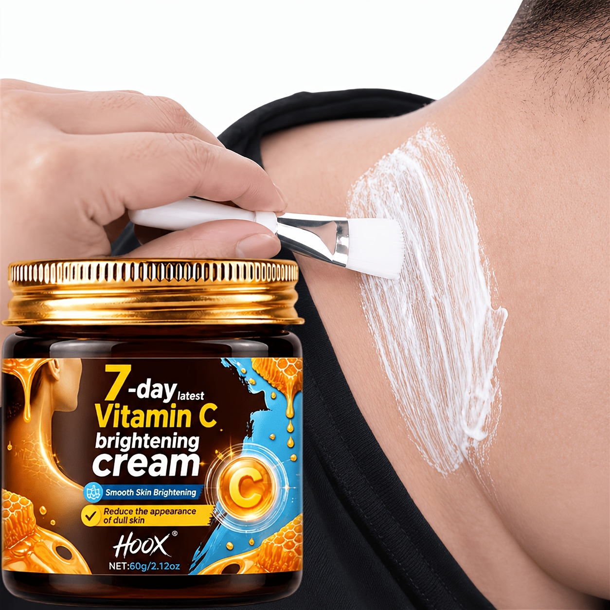 7-day Vitamin C Brightening Cream For Skin - Enriched With Vitamin C And Honey, Improve Dark Spot , Evens Tone For Natural, And Quick Brightening Results. Suitable For Neck, Underarms, Body