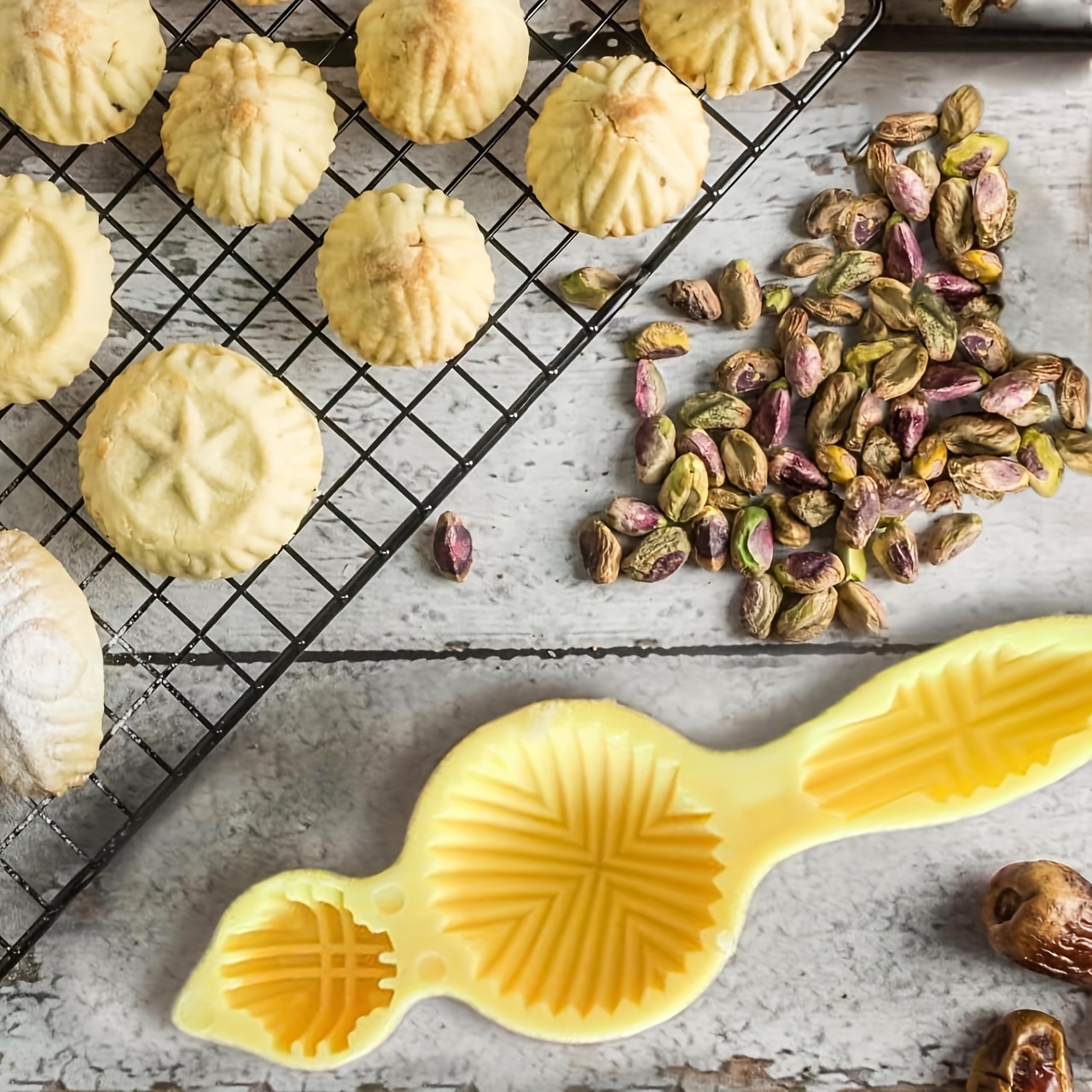 cookie mold home baking cookie cake rice ball mold three Temu