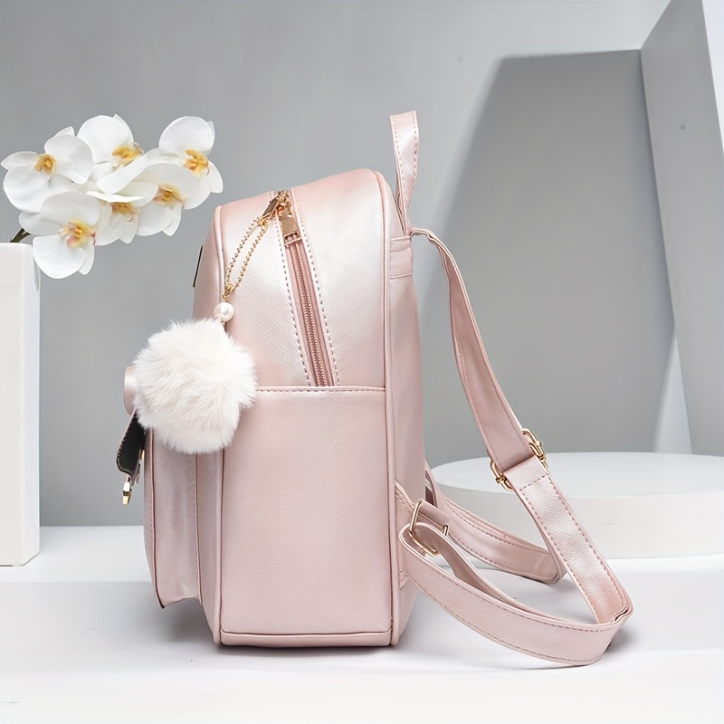 womens stylish versatile pu backpack a trendy 3pcs set - Temu United Arab  Emirates