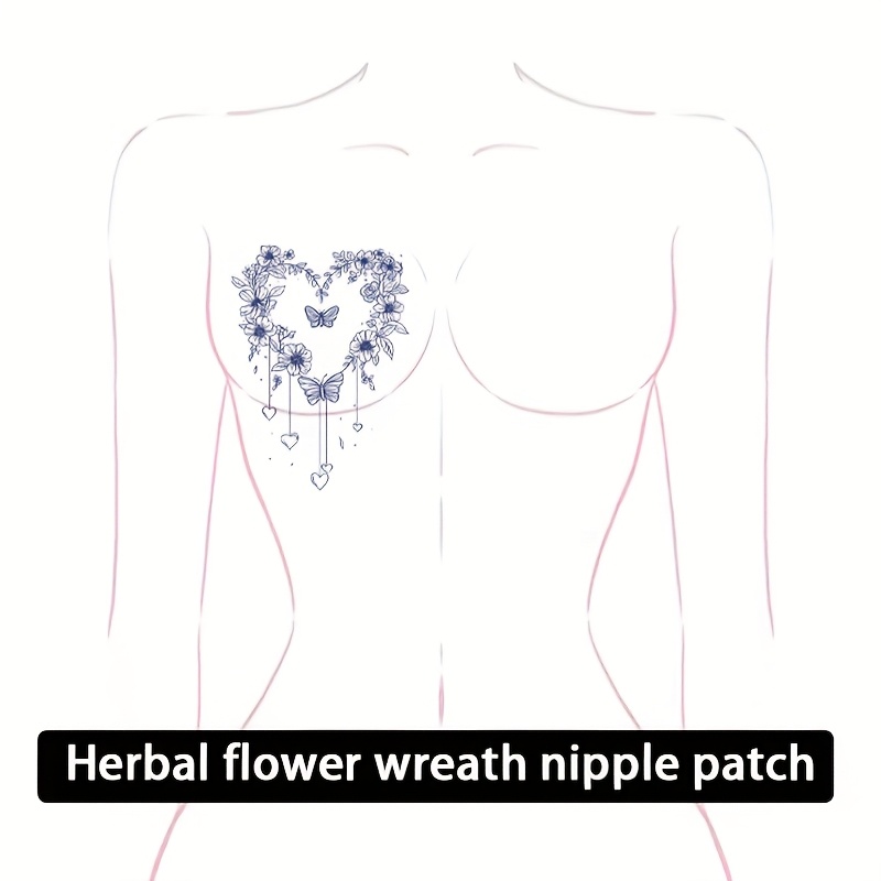 waterproof & sweat-resistant temporary tattoo stickers - long-lasting body jewelry with elegant floral  , for parties, events, casual attire - easy application & removal, no residue, event body art, romantic body art, durable  , festival  , party accessories,    , festival attendees 0