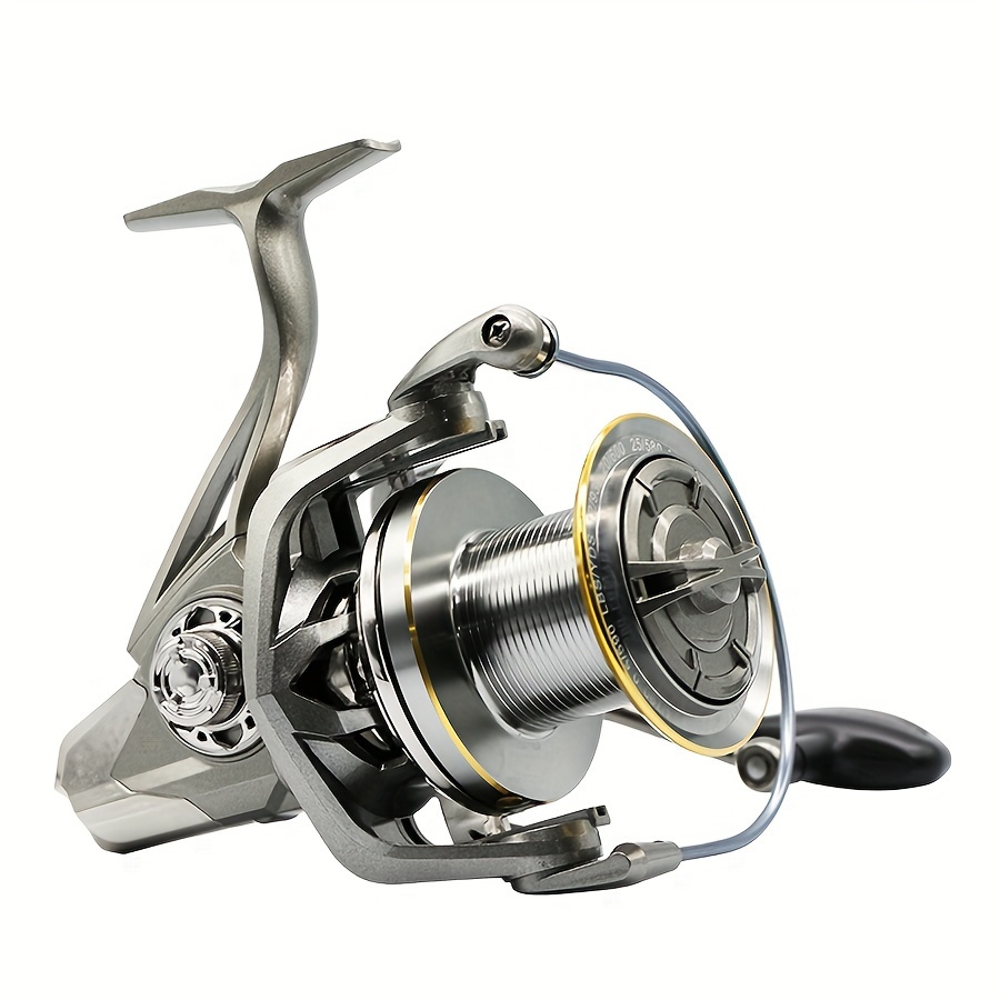 

1pc 8000/9000/10000/12000/14000 Large Size Fishing Reel, 55lb High Strength Reel For Long Casting