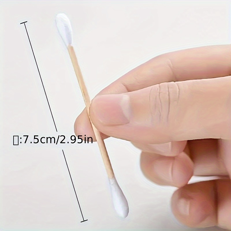 200pcs Premium Double-Headed Swabs for Cleaning