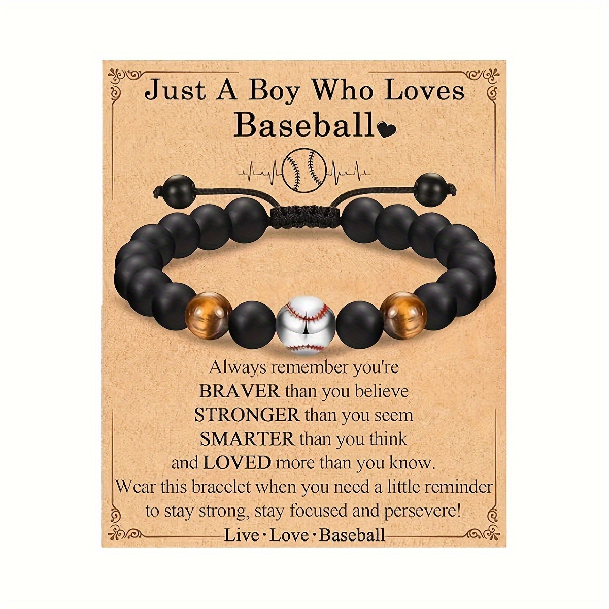 

1pc Length Bracelet, , -, For Son, , , , , For /valentines// To /christmas Gifts,