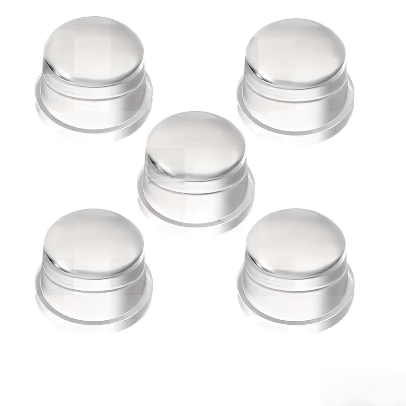 TEMU 5pcs Set Nail-free Stop - Strong Adhesive, Tear-and-stick High-elasticity Silicone Mute