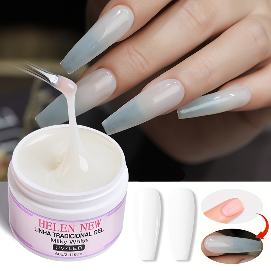 

60g Gel For & Strengthening - Led/uv , To Apply, Suitable For Beginners Diy