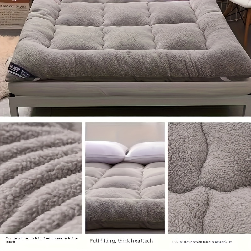 extra large plush dog bed sofa cat nest dog cage mat thickened super soft polyester pet mat suitable for small medium and large cats and dogs cute rectangular sofa 9