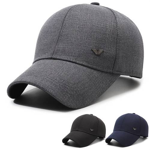 mens easy and casual baseball cap for spring and autumn featuring a duckbill design for sun protection during outdoor activities