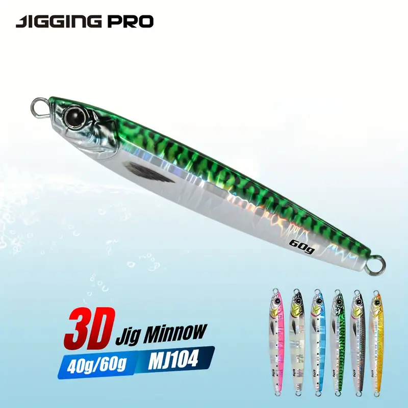 * 3D UV Printed Metallic Lure - Slow-Dropping High-Reflection Jigging Spoon for GT, Zander * - 40g/60* & Freshwater Fishing Lures with Realistic * Design (Mixed Colors), Uv Printed Design, Vibrant * ... * 3D UV Printed Metallic Lure - Slow-Dropping High-Reflection Jigging Spoon for GT, Zander * - 40g/60* & Freshwater Fishing Lures with Realistic * Design (Mixed Colors), Uv Printed Design, Vibrant * ...