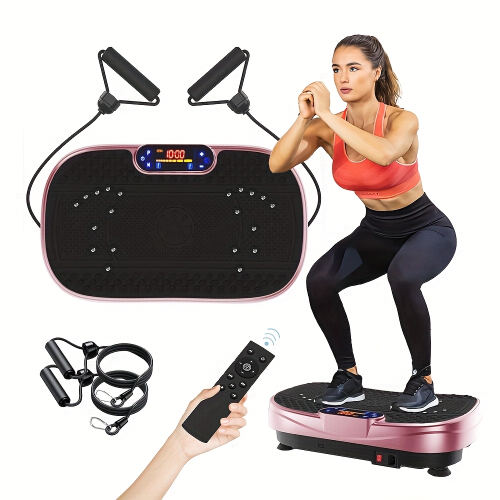 

Vibration Plate Fitness Platform Exercise Machine Lymphatic Drainage Shaking Full Workout Vibrate Stand Shake Board Sport Gym For Women Men, Without Battery