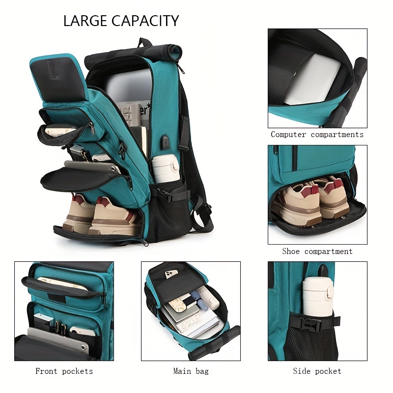 Sac à Dos de Randonnée Extérieur Élégant pour Femmes - Spacieux & Durable avec Compartiment pour Ordinateur Portable, Parfait pour le Camping & le Trekking - Disponible en Blanc, Rouge, Noir