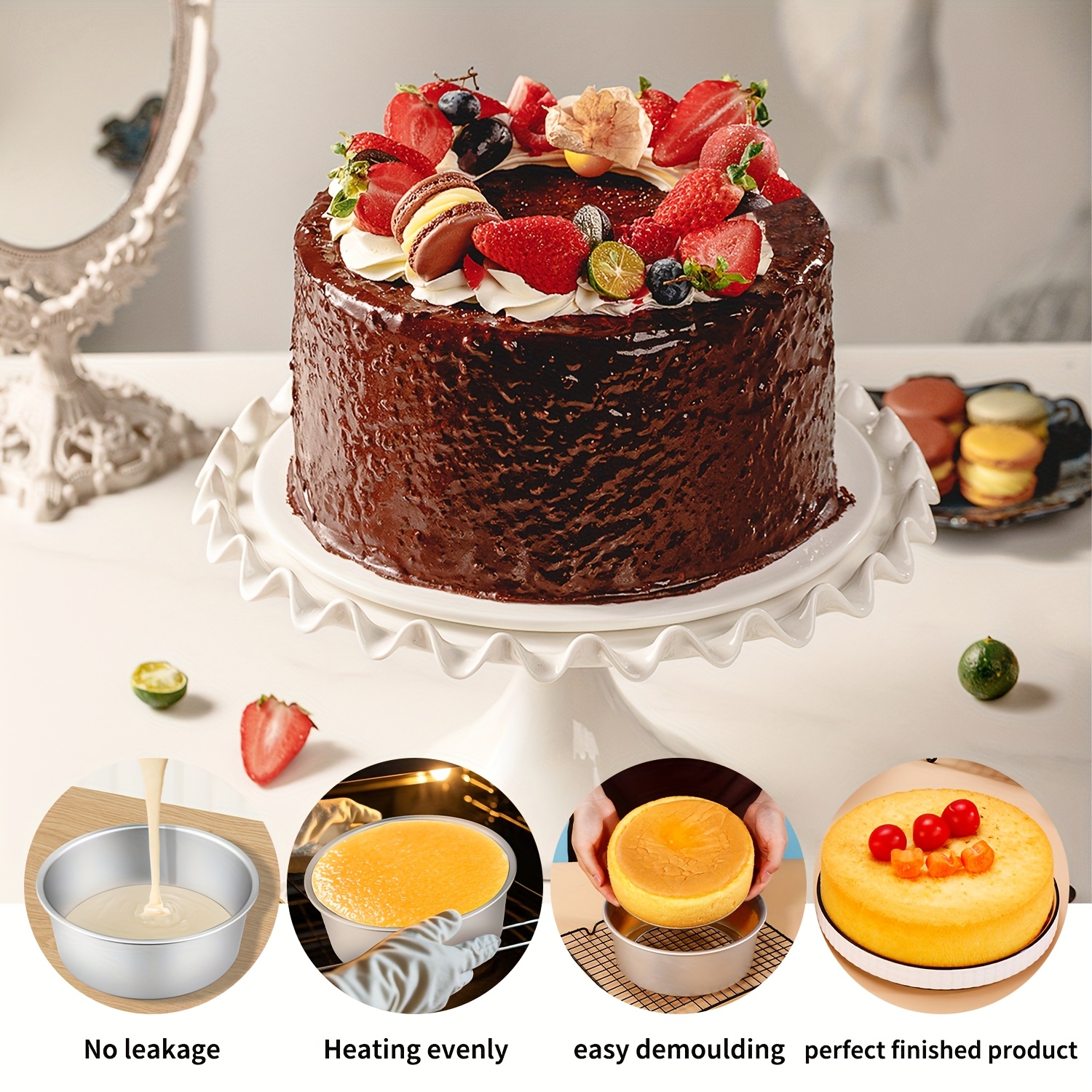 Baking Tray Wedding Cake Tins Round Nordic Ware Naturals Wedding