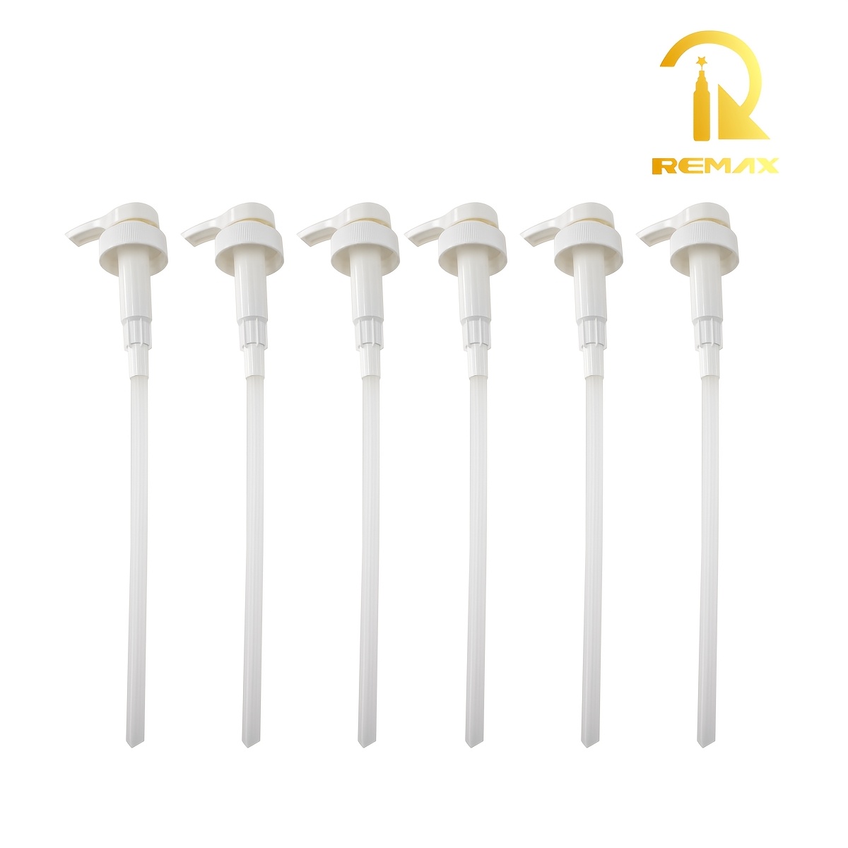 TEMU 6pcs 38-400 White Gallon Pump Dispensers Food Pumps Threaded Pumps Lotion Pumps Leak-proof For 1 Gallon Plastic Or Glass Bottles Nozzle