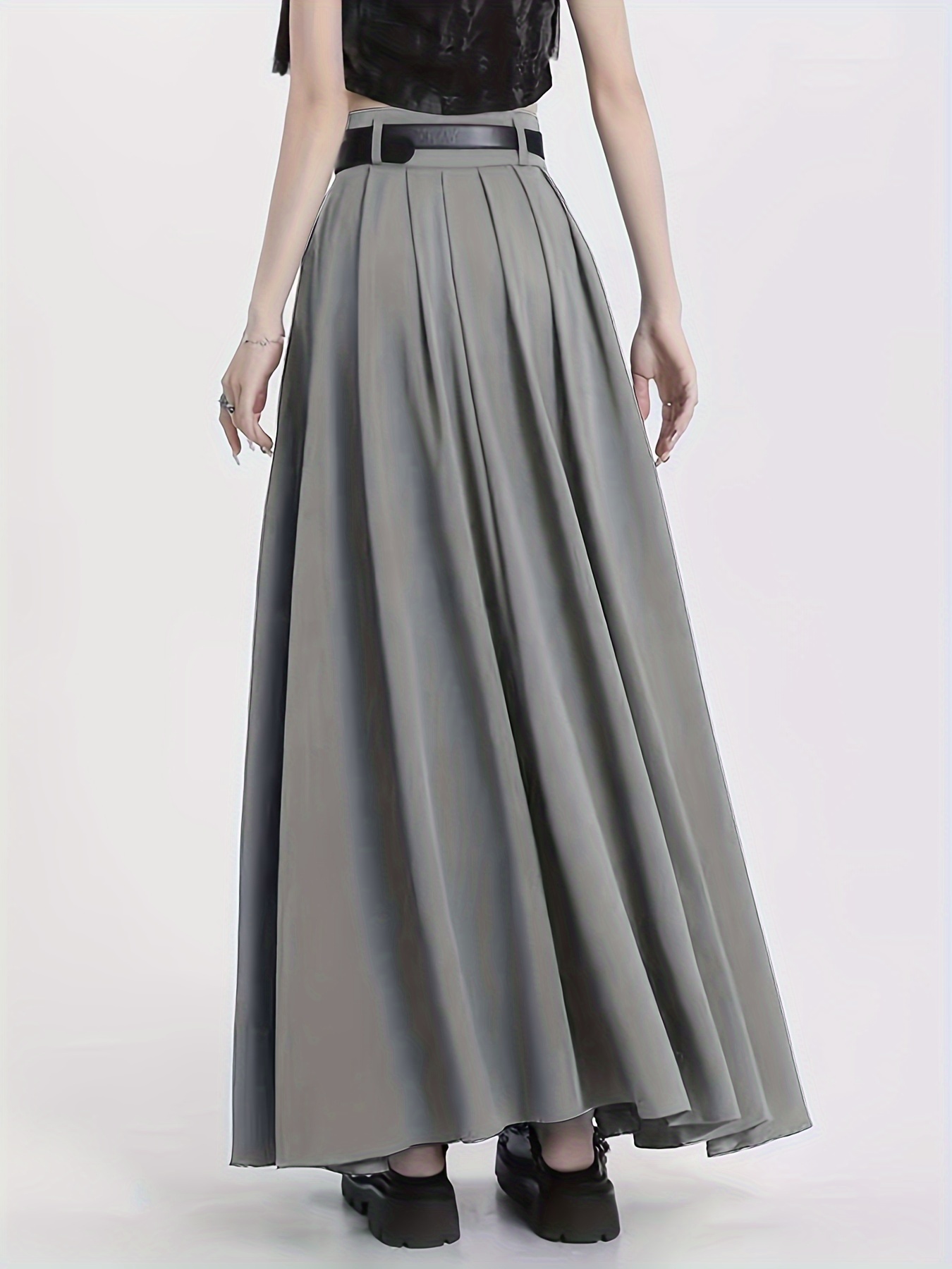 slim fit dress slacks Heathered Wrap Skirt