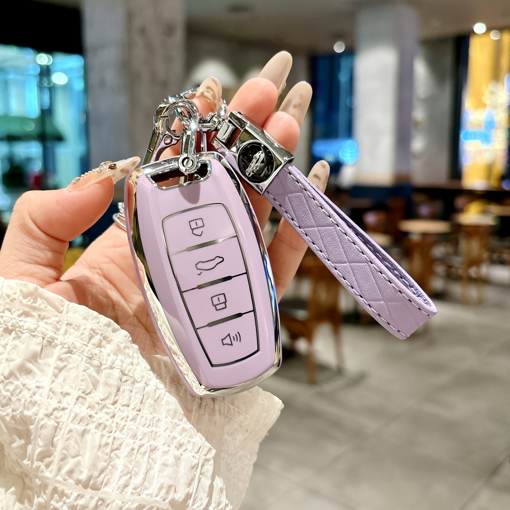 TEMU Full Protection Key Fob Case For Cars, Tpu Car Key Fob, Suitable For For Hover H6 H7 H4 H9 F5 F7 H2s, Durable Car Interior Accessory