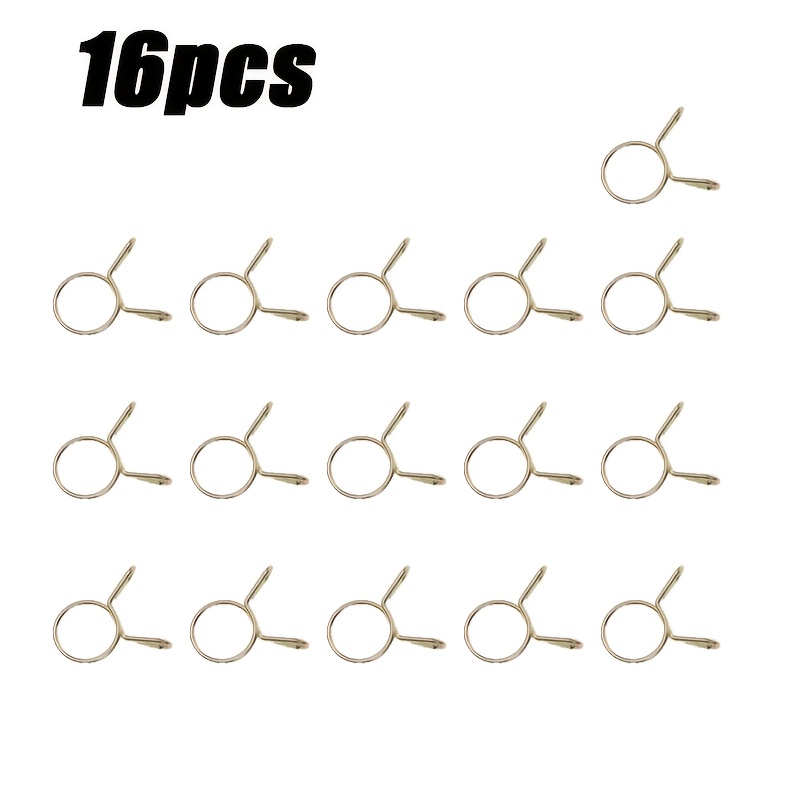 TEMU 10/16/26 pz stringitubo in metallo da 8 mm di diametro interno, adatte per moto , scooter e veicoli . di fissaggio per tubo del carburante del