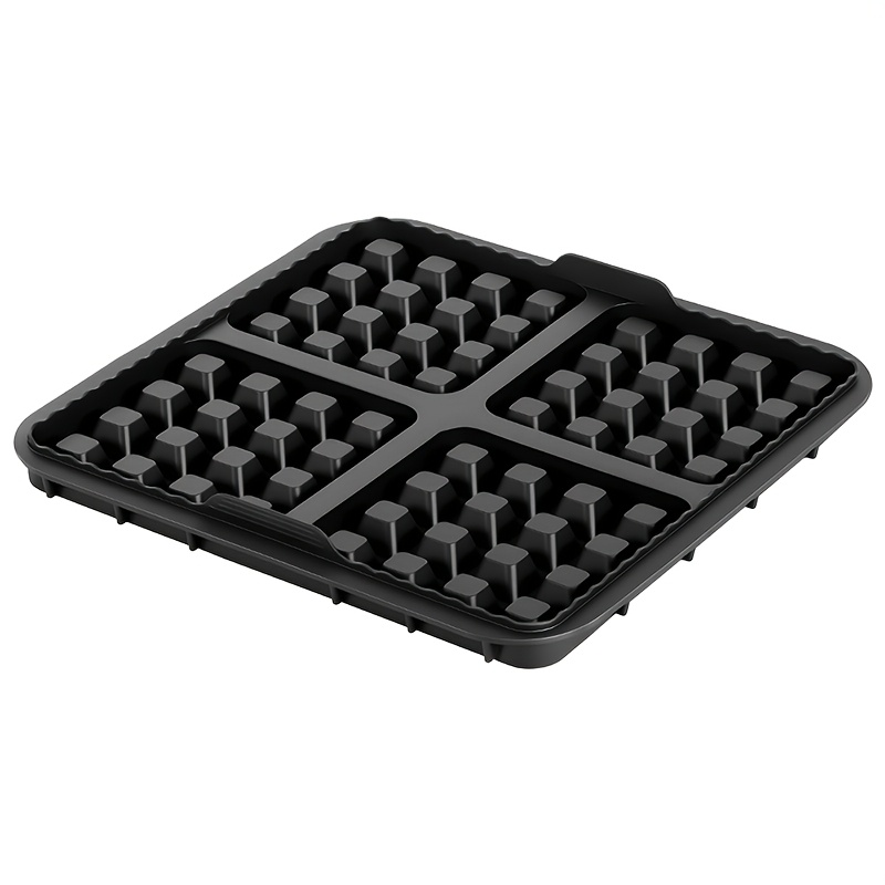 1pc Square Waffle Molds - Non Stick Baking Tray Suitable For Most 4-7qt Air Fryers | Reusable , Pancakes, And | Dishwasher Safe