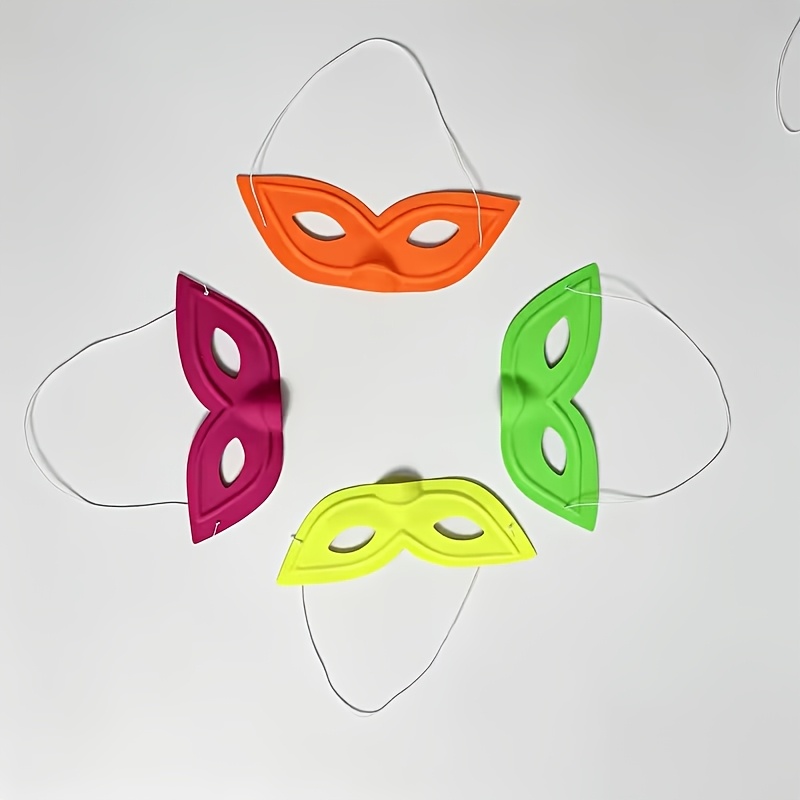 Glow in The Dark Mask Goggles and Tie Set, Halloween Costume