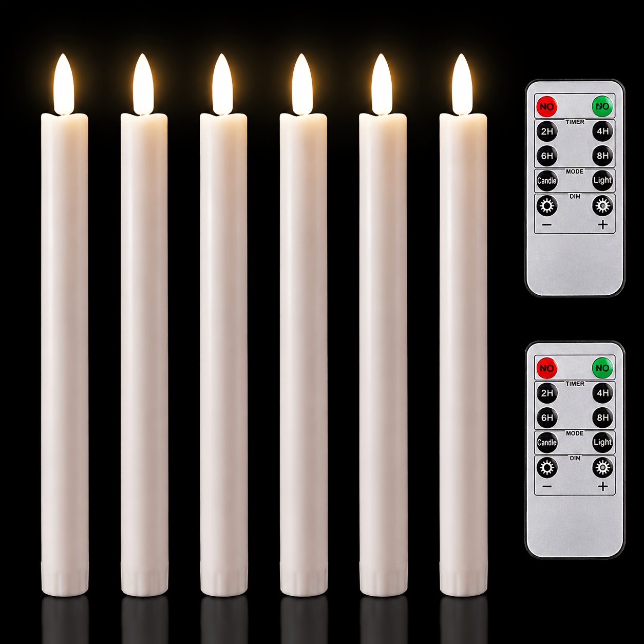battery candle timer sold on Temu United States