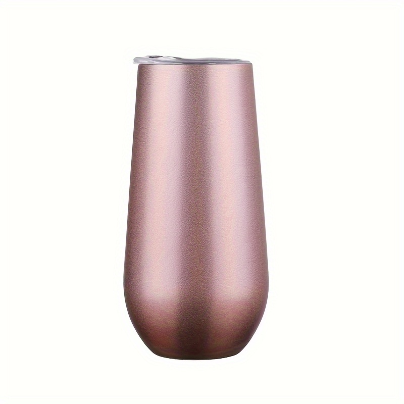Stainless Steel Portable Water Cup Double-layer Vacuum Beer Cup U-shaped Eggshell Cup Car Water Cup