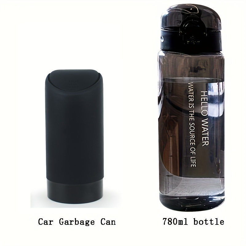 Black/white Car Garbage Car Trash Silicone Convenient - Temu