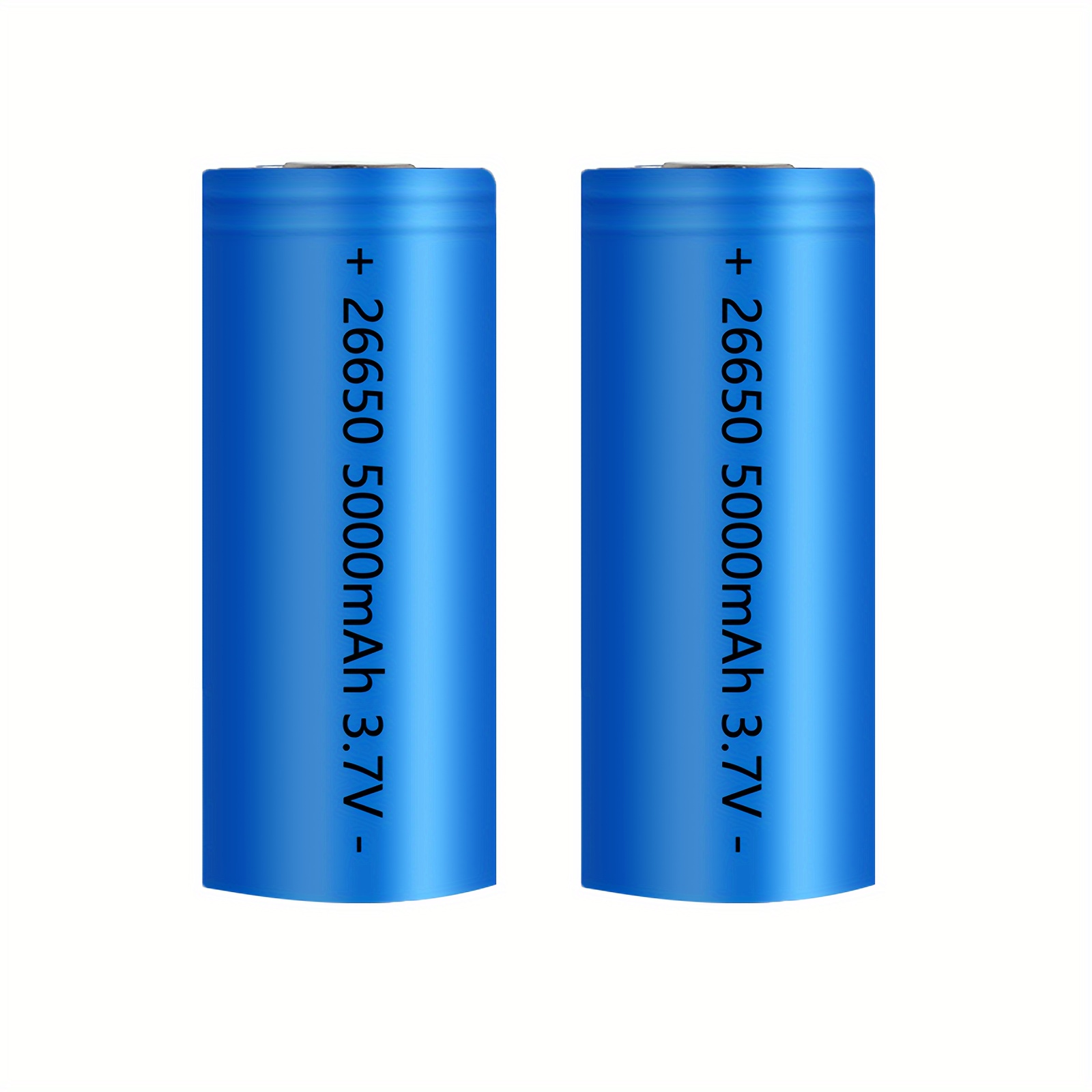 סוללה נטענת בקיבולת גבוהה 5000mAh 26650 - מקור כוח ארוך טווח לפנסים, סטרימרים, מאווררים ועוד - טעינה ב-USB, עיצוב עם כפתור עליון, ביצועים אמינים פרטים 5