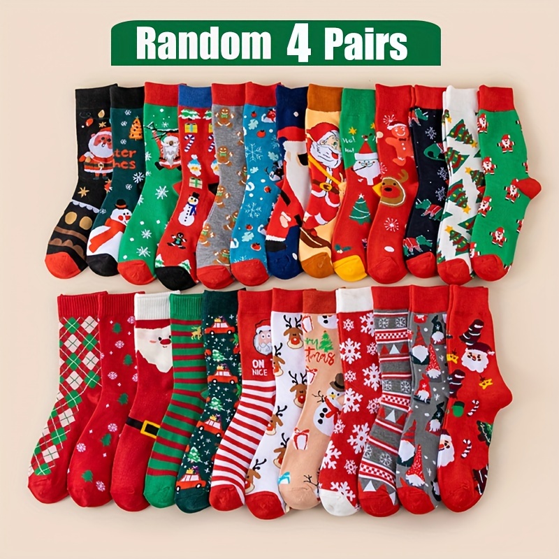 

4pcs Christmas - , Santa, & For Men And - For