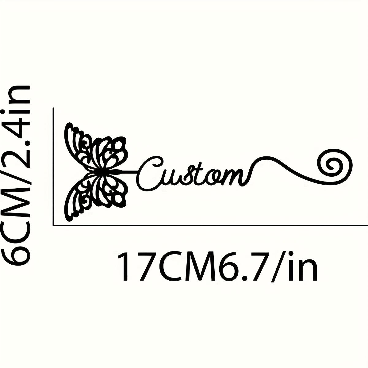TEMU Personalized Bookmark - Customized Name Carving Elegant Cursive Script With Exquisite Black Design, Unique Teacher Appreciation Gift, Book
