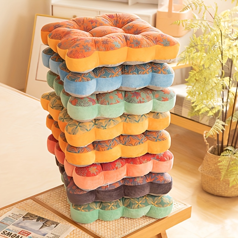 1pc 두꺼운   스타일 의자 쿠션 - 사무실 의자, 학생용 스텐드, 타타미, 자동차 시트에 적합한 다용도 시트 패드, 긴 앉는 시간에 편안함을 제공, 40*40cm.