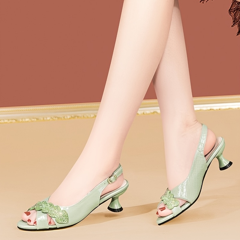 summer womens fashion sandals elegant low heel comfortable - Temu