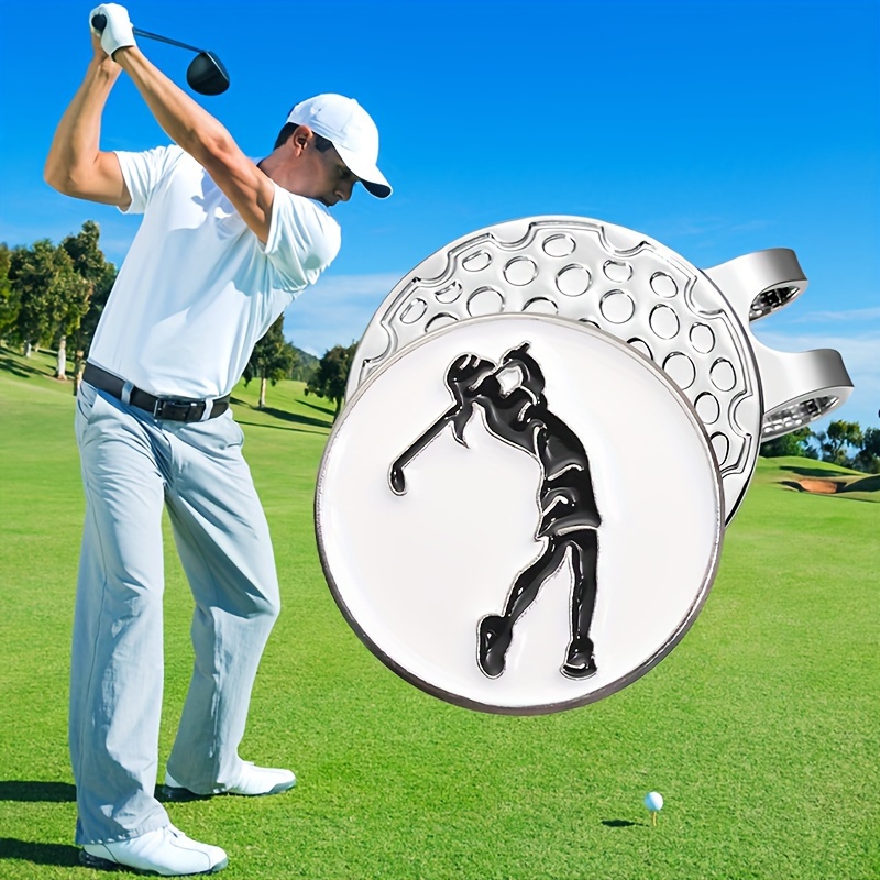 

Golf Cap Clip Magnetic Golf Ball Marker - Iron Material
