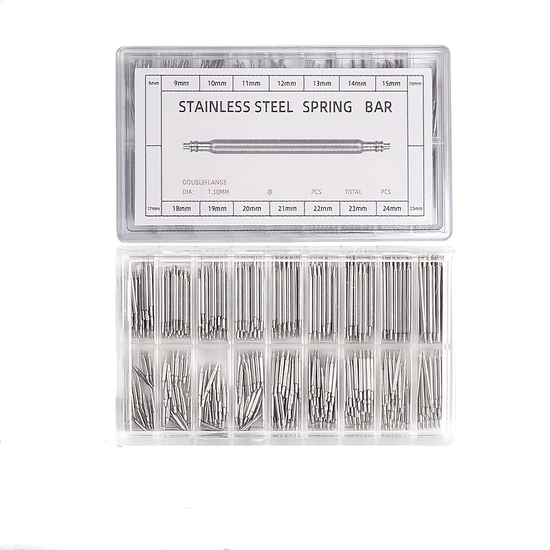 

144pcs Watch Band Spring Strap Link Pins For Watchmaker Tools, Watch Assembly Tool, Ideal Choice For Gifts