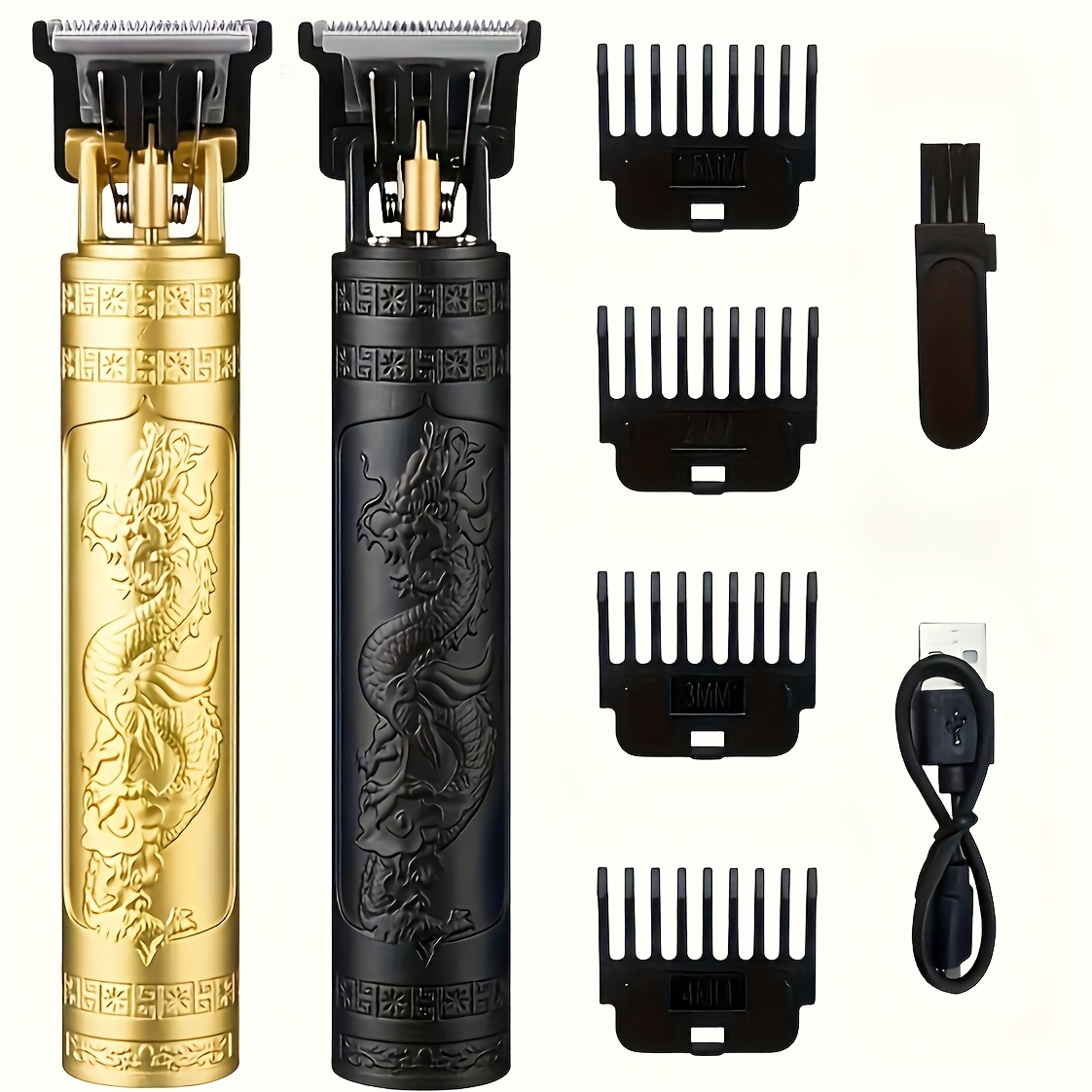 

[ Tool] Men's Hair Clipper And Beard Trimmer Professional Set, And Portable Design Allows You To Your Image Anytime And , With Strong To Help A For A Long Time!