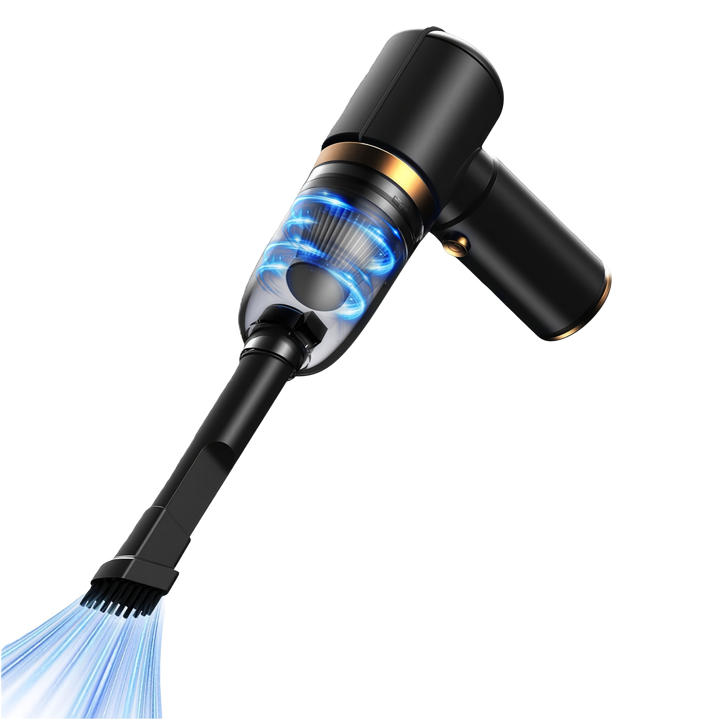 120w Cordless Handheld Car Vacuum Cleaner Blow & Suction Suitable For Car,,, Rv - Rechargeable Portable Vacuum With Nozzle, Strong , Compact - Duster For Device