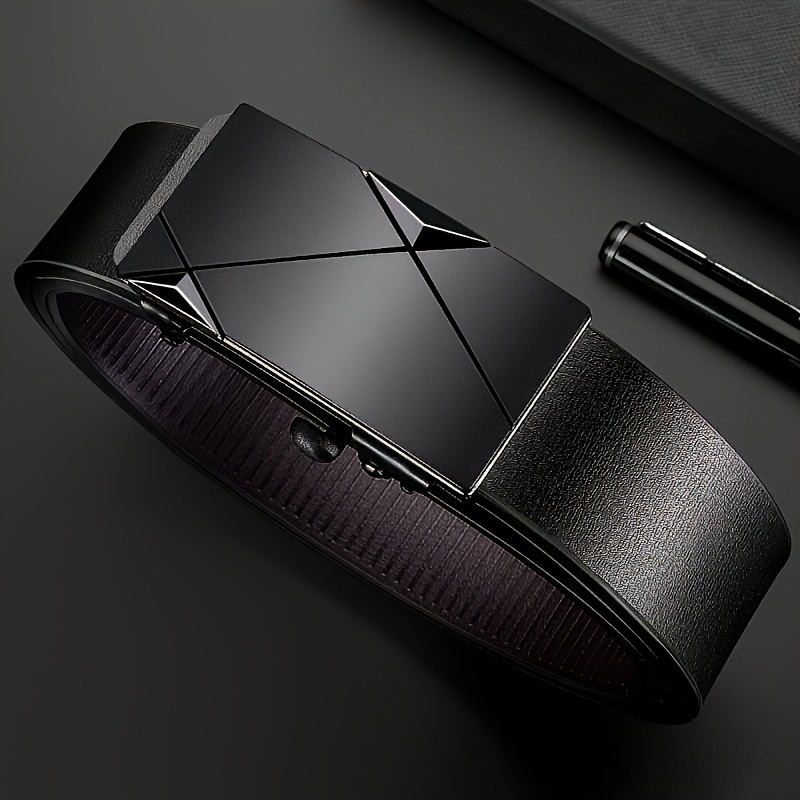 TEMU Men's Alloy Belts, Popular Business Belts, Fashionable Jeans Belts, , Casual, Ideal For Husband Or Boyfriend