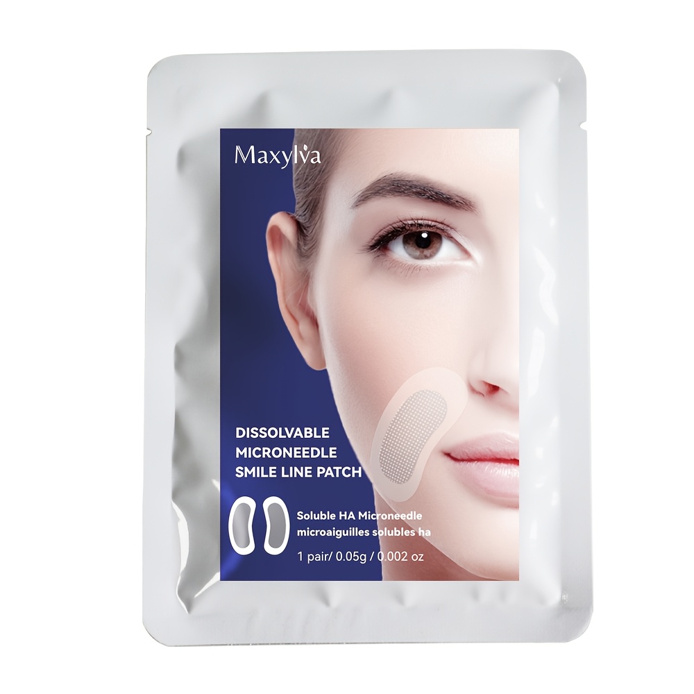 Image of 0.28mm Hyaluronic Acid Soluble Dissolvable Microneedle Smile Line Patches