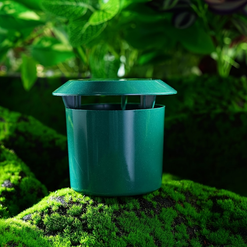 1pc, Plastic Snail Cage Slug Catcher Trap Tools Animal Pest Trapper Control, No Harm to Vegetable And Flower Green, 10.01x11.0cm