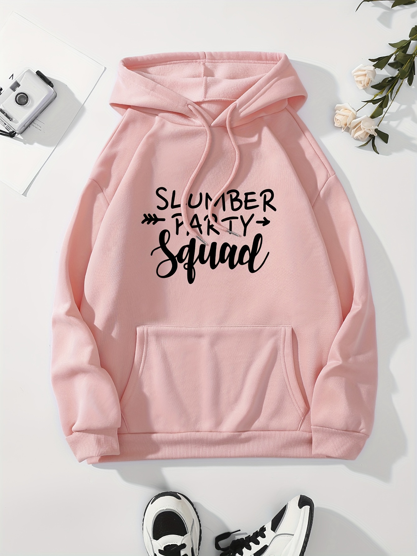 Mädchen Sweatshirt Mit Buchstaben-Print - Langarm Hoodie Für Herbst & Winter