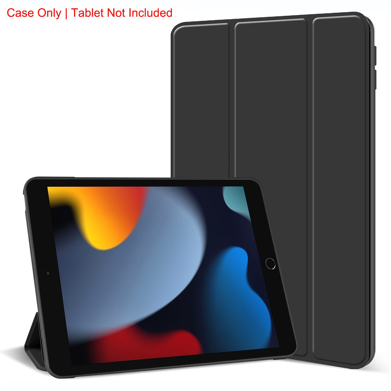 Case For Inch 7th/8th/9th Generatin 2019/2020/2021 Synthetic Leather Flip Stand Tablet Cover Soft Back Cover Protective Shell Auto Wake Up & Sleep