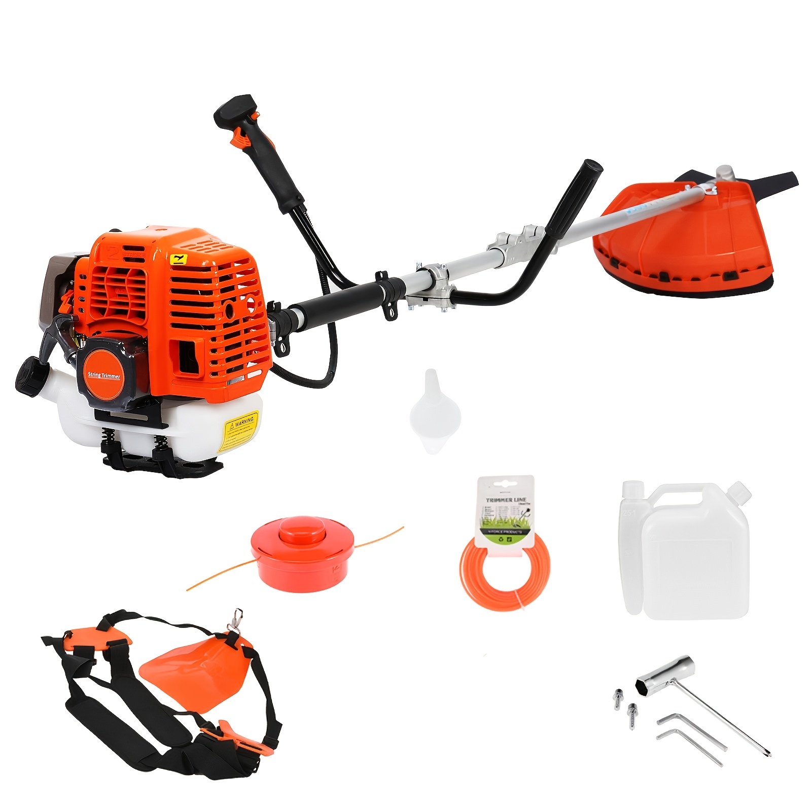TEMU 1 Sets 70.87 * 13.78 * 13.78 Inch 52cc Weed , 2 In 1 Wireless Hedge Trimmer, 2-stroke Lawn Mower, Hand-held Lawn Mower