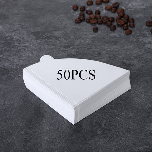 no v65530px coffee filter paper for machines fan shaped cone filters made from white wood suitable for v60 brewing