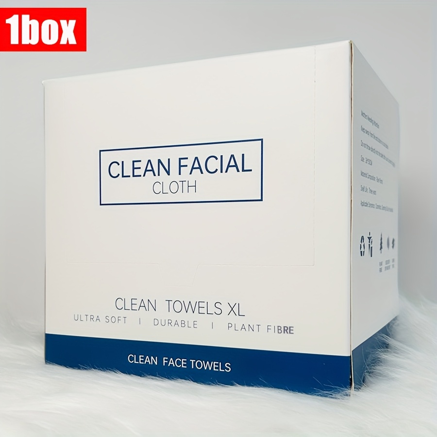 

Thickened Disposable Facial Cleansing Wipes, 26*30cm, 50 Sheets Per Box.