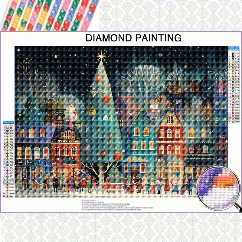 

Christmas 5d Kit, 15.7x19.7 Round Art, Beginner- Decor, For & , For , Christmas, Day, And Easter