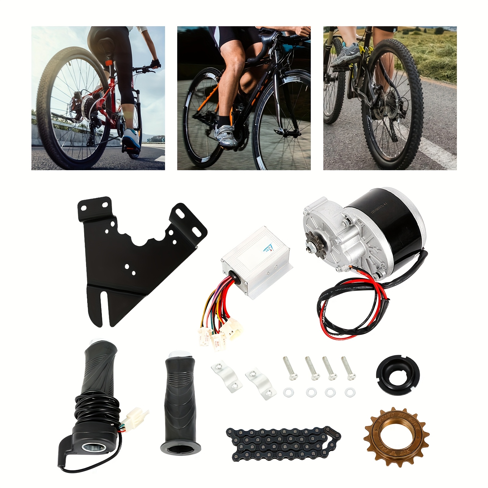 Kit de conversion de vélo électrique avec moteur de moyeu 250W 36V pour types de vélo 20 24 26
