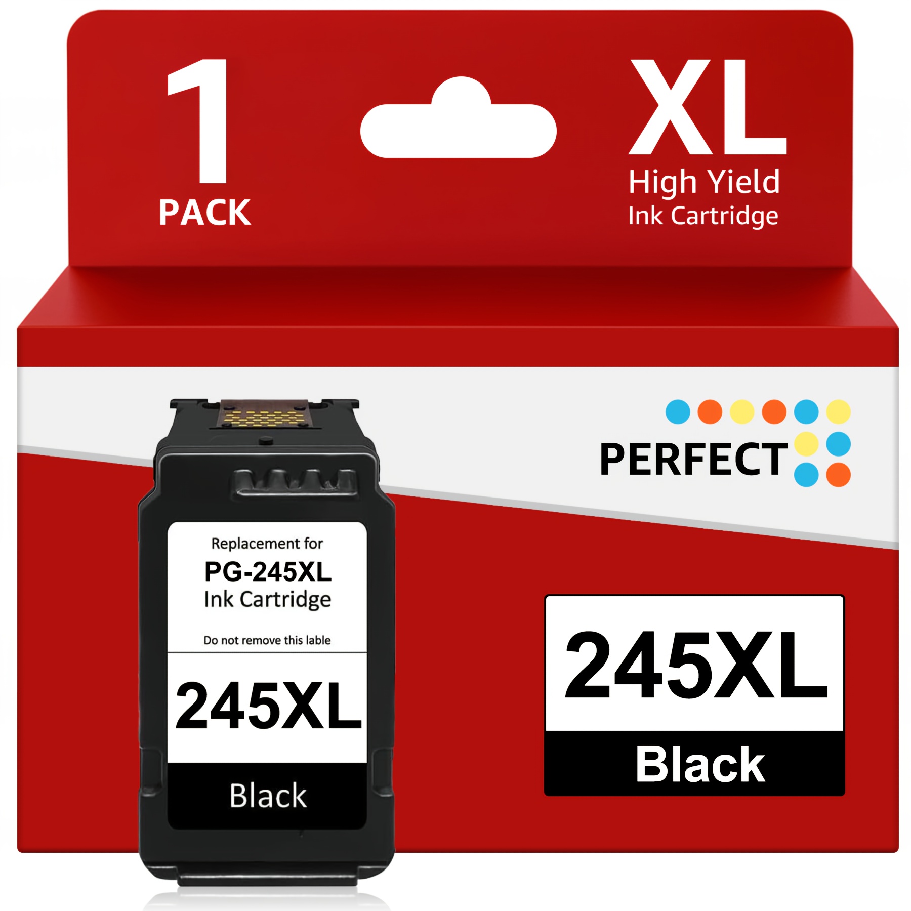 TEMU 1-3 Pack 245xl Ink Cartridge Compatible For Pg-245xl Cl- 243xl 244xl Black & For Mx492 Mx490 Mg2522 Mg2922 Mg2520 Mg2920 Mg2420 Tr4520 Ts3122