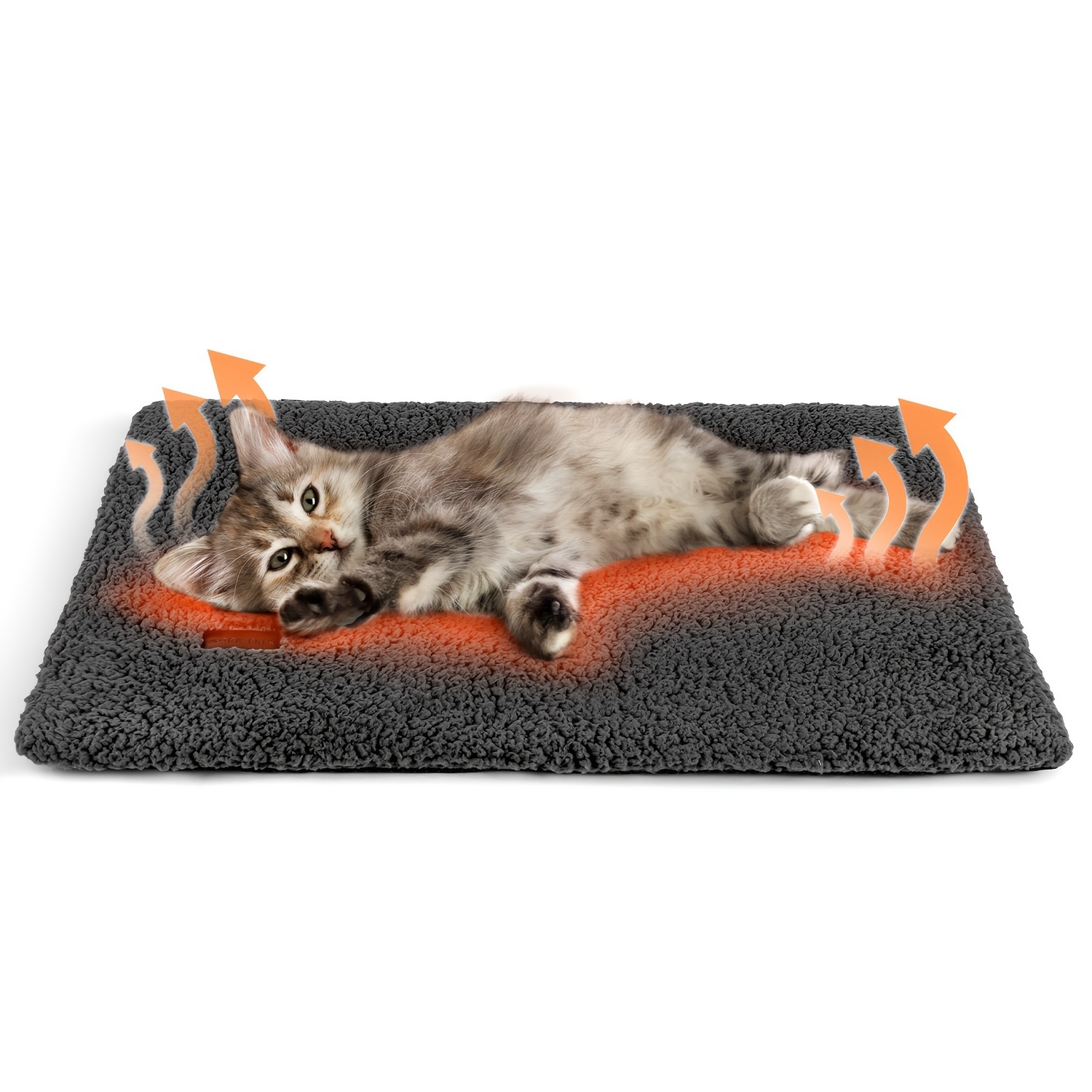 TEMU Pet Mat Cat Bed Dog Bed, Warm Cuddly, Removable Cover, Non-slip Bottom, Pet Pad For Indoor & Outdoor Use, Washable
