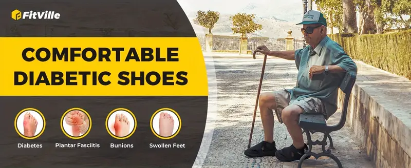 Mens Shoes Diabetic Sandals Widened Mens Shoes With Arch Support Fully Adjustable Straps Mens Sandals Lightweight Casual Shoes Men s Shoes Temu details 0