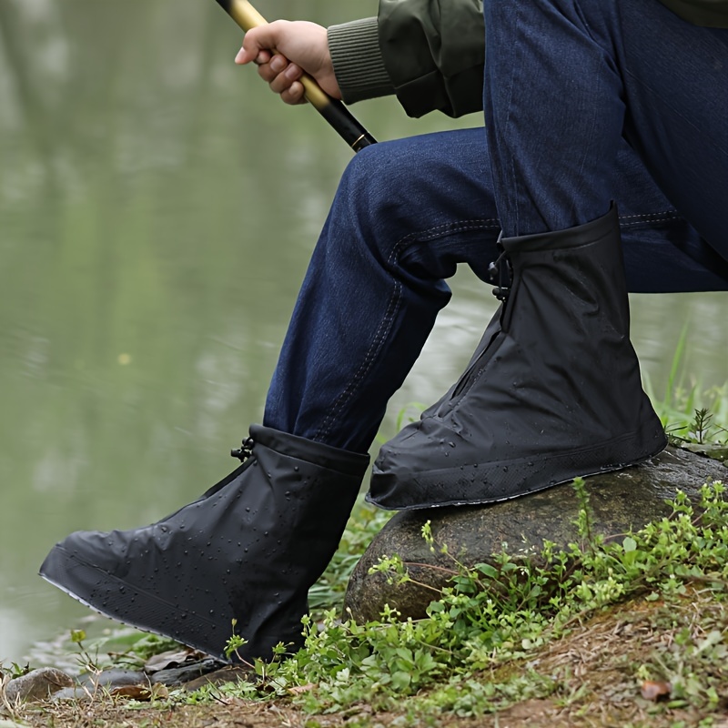 mens womens weather rainproof shoe covers heavy duty Temu Kuwait
