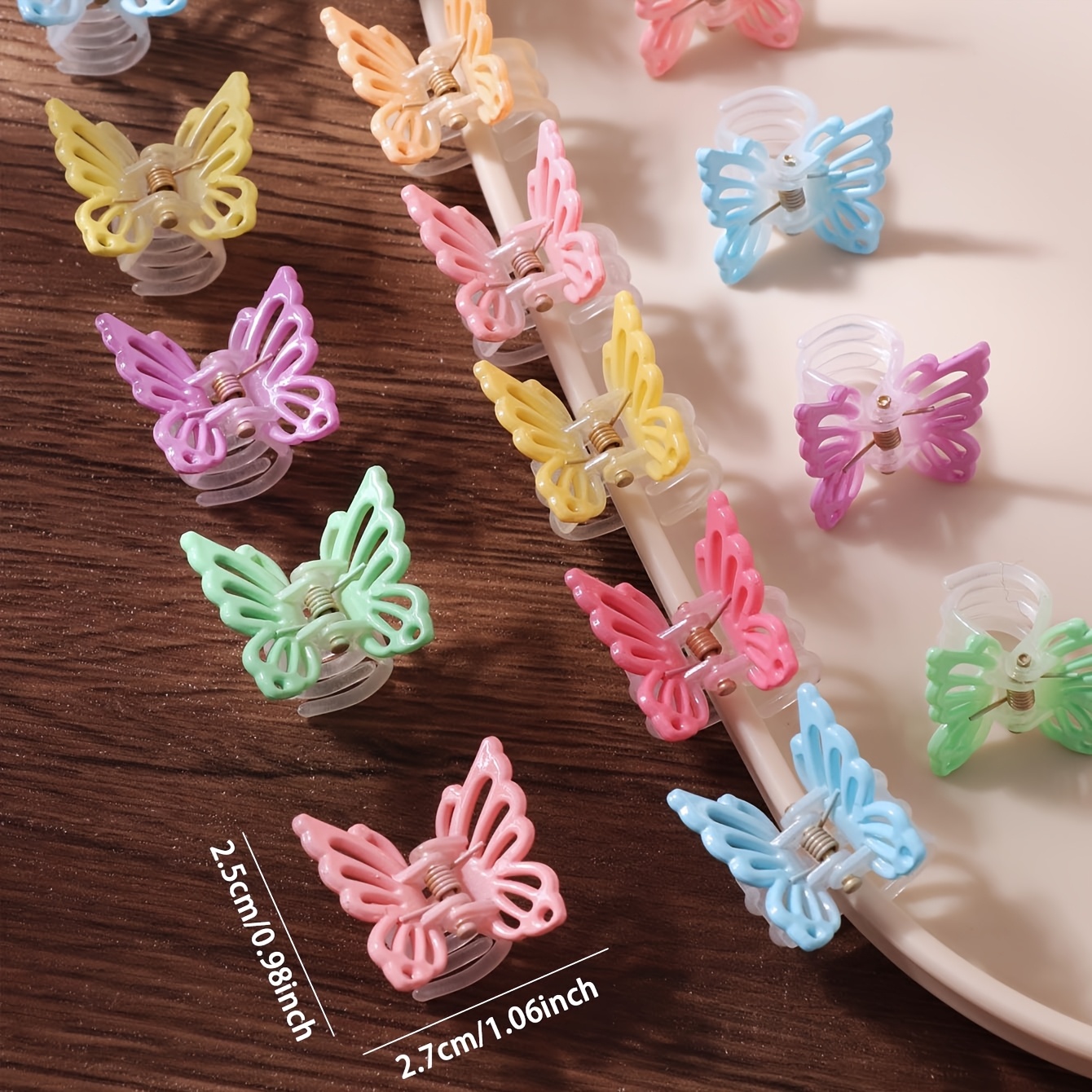 Gradient Butterfly Clip for Daily Hair Fixation