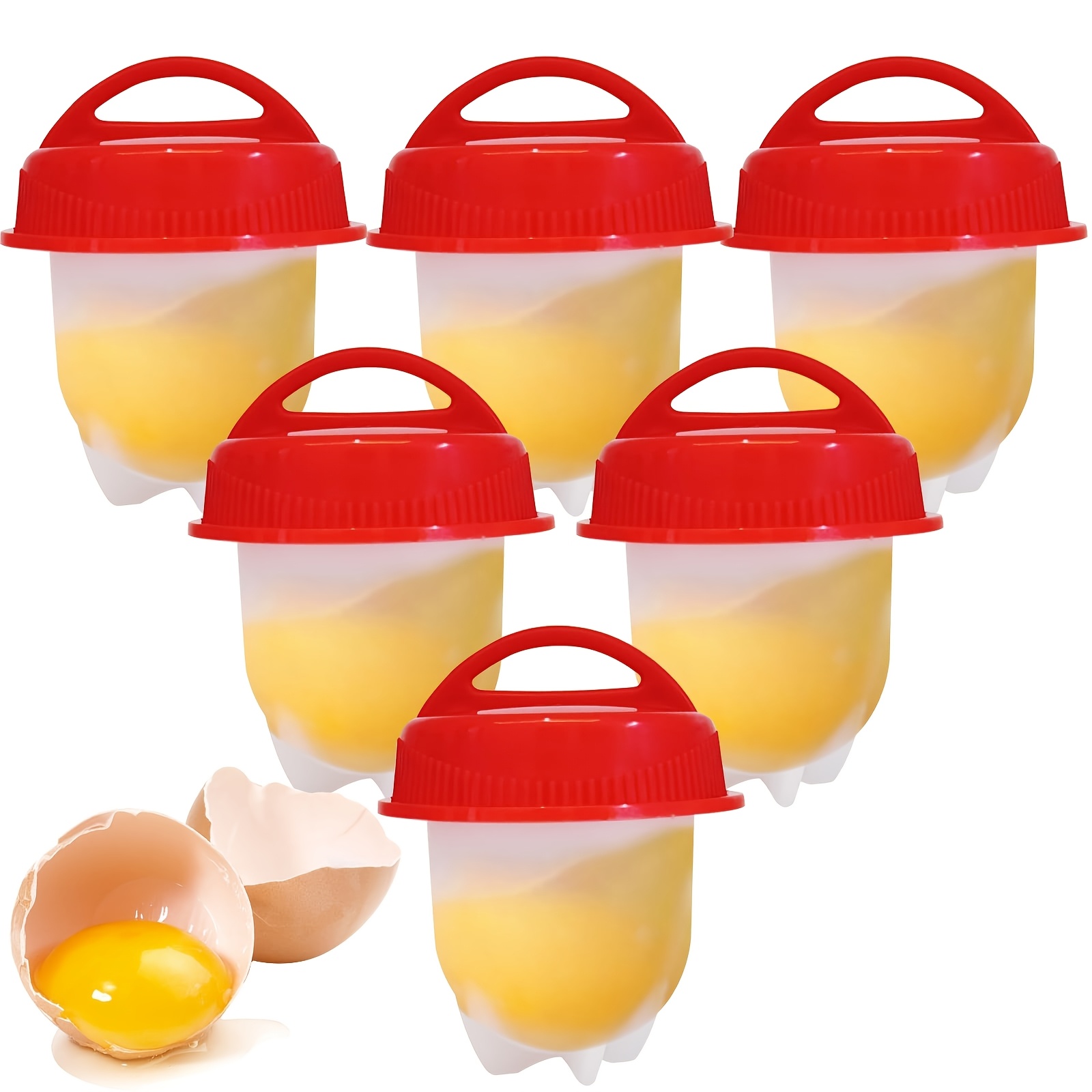 6/9 Silicone Egg Cookers: Non-Stick, Heat Resistant Boiling Cups - Easy to Use and Steam Kitchen Gadgets, Perfectly Hardened for Soft or Medium/Hardness 12 6/9 Silicone Egg Cookers: Non-Stick, Heat Resistant Boiling Cups - Easy to Use and Steam Kitchen Gadgets, Perfectly Hardened for Soft or Medium/Hardness